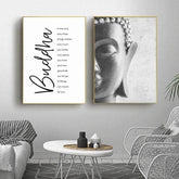 Zen Buddha Statue Canvas